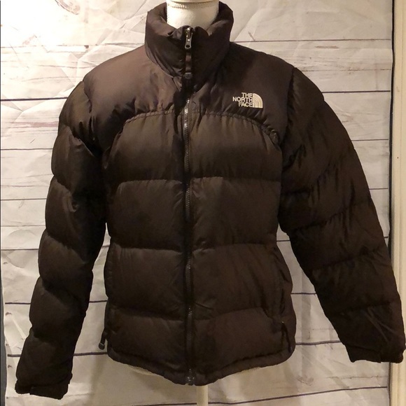 North Face 70 Brown Puffer Coat 